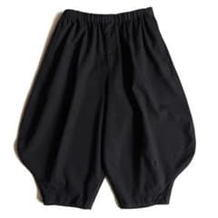 ブラック コムデギャルソン 寅壱パンツ バルーンパンツ ウールギャバ S