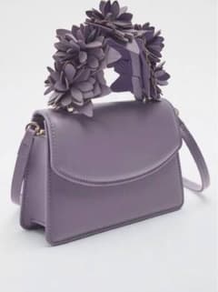 【Karina様専用】ZARA ザラ ミニフラワーハンドバッグ ショルダーバッグのサムネイル