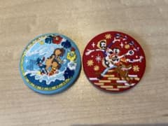 ディズニー 刺繍缶バッジ 2個セットのサムネイル