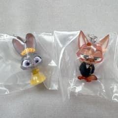 ズートピア2めじるしアクセサリー ニック・ワイルド＆ジュディ・ホップス セットのサムネイル