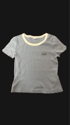 CAP ロゴ刺繍 半袖Tシャツ ライトグレーのサムネイル