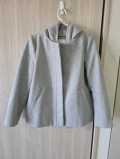 GLOBAL WORK WOOLLY TEC フード付きジャケット グレーのサムネイル
