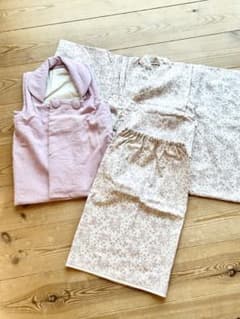 ハンドメイド着物　女の子　100cmのサムネイル