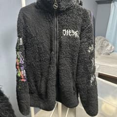 DIESEL ボアジャケット ブラックのサムネイル