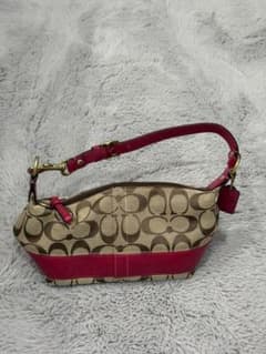 Coach ショルダーバッグ ベージュ/ピンクのサムネイル