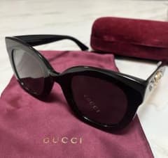 GUCCI♡まなみさん着用　スターモチーフサングラスGG0208S GUCCI♡まなみさん着用 スターモチーフサングラスGG0208S - メルカリ