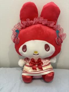 マイメロディ・クロミ チェリー＆ブルーベリー ギンガムBIGぬいぐるみ