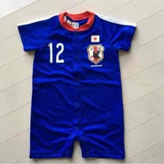新品 サッカー好きの方に♡ ロンパース 80のサムネイル