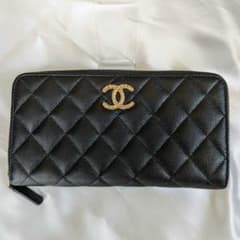 【極美品✨】シャネル♥キャビアスキン♥長財布のサムネイル