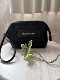 新品 未使用 PEARLY GATES ポーチ ブラック - メルカリ