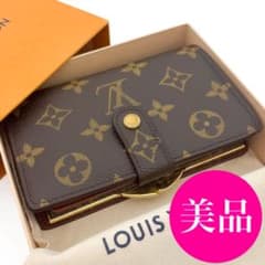 イニシャルなし♪ルイヴィトン ヴィエノワ モノグラム 二つ折り財布 がま口財布のサムネイル