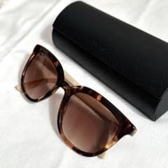 PRADA プラダ サングラス べっ甲 ケース メガネ拭き付き