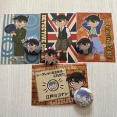 缶バッジコレクションvol.1 コナンがいっぱい 4種セットのサムネイル