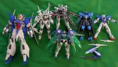 ガンプラ HG ＆ RE100 組済み ジャンク 6体セット まとめ売り - メルカリ