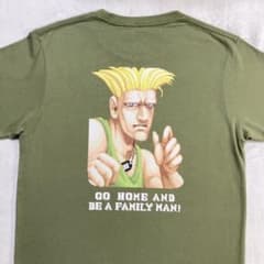 UNIQLO × 스트리트 파이터 콜라보 티셔츠 L 가일 CAPCOM