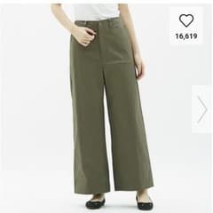 GU チノワイドパンツ Lサイズ 未使用のサムネイル