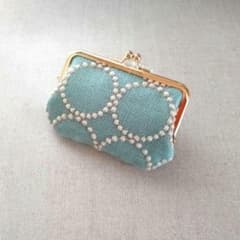 1285 ミナペルホネン tambourine がま口ポーチ - メルカリ