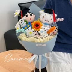 クレヨンしんちゃん ぬいぐるみ花束 ギフト プレゼント アレンジメントのサムネイル