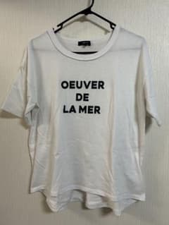 OEUVER DE LA MER ロゴTシャツ ホワイトのサムネイル