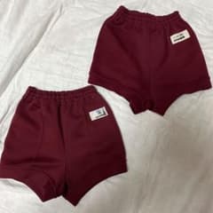 体操服ショートパンツ ワインレッドのサムネイル