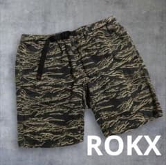 ROKX　ショートパンツ　タイガーカモ　 Lのサムネイル