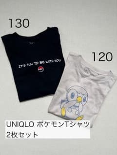 UNIQLO ポケモン Tシャツ 2枚セット 130・120のサムネイル