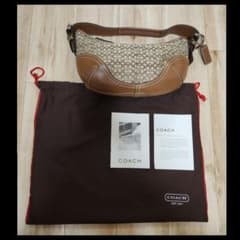 新品 COACH ミニシグネチャー スモールホーボーバッグ 6351 - メルカリ