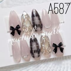 ネイルチップ♥️A587 - メルカリ