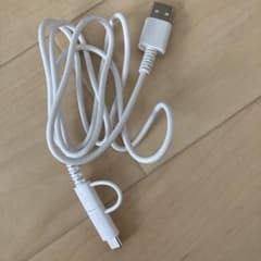 2in1 USBケーブル USB-C microUSB 1.0mのサムネイル