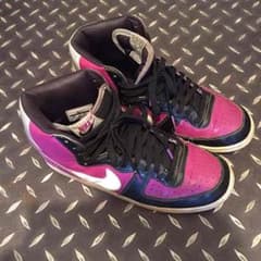 NIKE ハイカットスニーカー 紫のサムネイル
