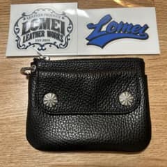 ロメイレザーワークス ジッパーコンパクトウォレット - メルカリ