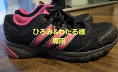 adidas 　アディダス　ブラック/ピンク スニーカー　デュラモ　Duramoのサムネイル