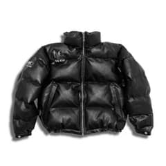 THUG CLUB TC Leather Puffer Jacket（3） - メルカリ