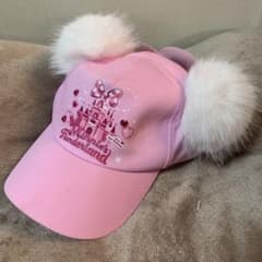 Disney パルパルーザ ミニー ポンポン・ビジュー付キャップ ピンクのサムネイル