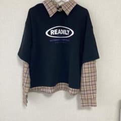 WEGO重ね着風シャツ　Tシャツ