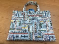 【momo 様専用】新品未使用　レッスンバッグ　男の子　電車　プラレール　新幹線のサムネイル