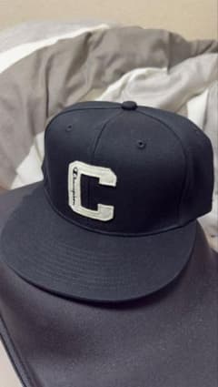 Champion チャンピオン ベースボールキャップ ブラック Cロゴワッペンのサムネイル