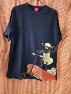 アニメキャラクター グラフィック Tシャツ ネイビーのサムネイル