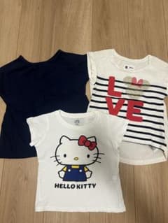 半袖Tシャツ 女の子　3枚セット 100cmのサムネイル