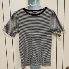 しまむら　田中里奈　mysa closet テレコボーダートップス