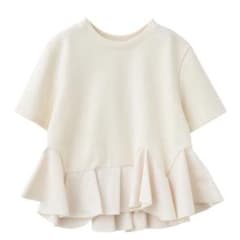 COCODEAL アシメペプラムブラウス アシメペプラムカットソー ココ