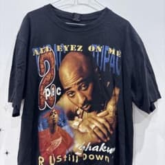 2Pac グラフィック Tシャツ ブラックのサムネイル