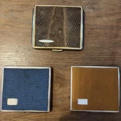 昭和レトロ】ヴィンテージ シガレットケース 3点セット まとめ売りのサムネイル