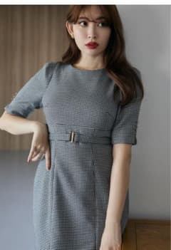 ハーリップトゥLady Checkered Belted Dressのサムネイル