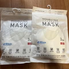 UNIQLO AIRism 洗えるマスク M 3枚セット(2)のサムネイル