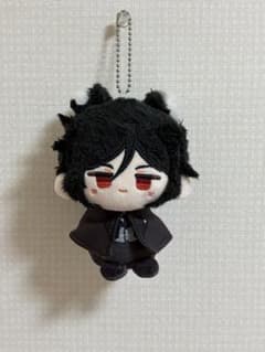 黒執事　セバスチャン　ぬいぐるみ マスコット ボールチェーン付き　ケモ耳付きのサムネイル