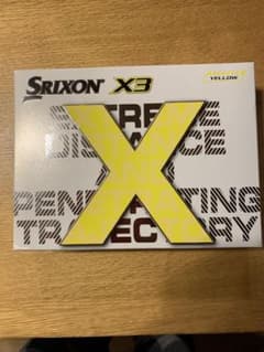 SRIXON X3 ゴルフ ボール イエロー (12球)のサムネイル