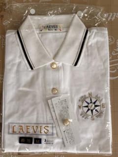 LAEVIS 長袖 ポロシャツ ホワイト Mサイズのサムネイル