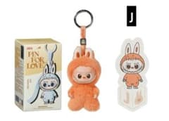 Labubu アルファベット【J】ラブブ ぬいぐるみ ペンダント popmart