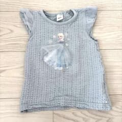 ディズニー　エルサ フリル袖 半袖　Tシャツ 100 春夏　女の子　子ども服のサムネイル